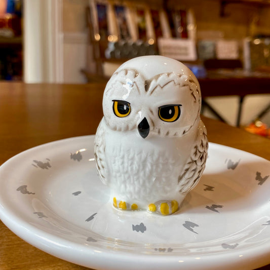 Porte-bijoux Harry Potter – Hedwige sur son plateau