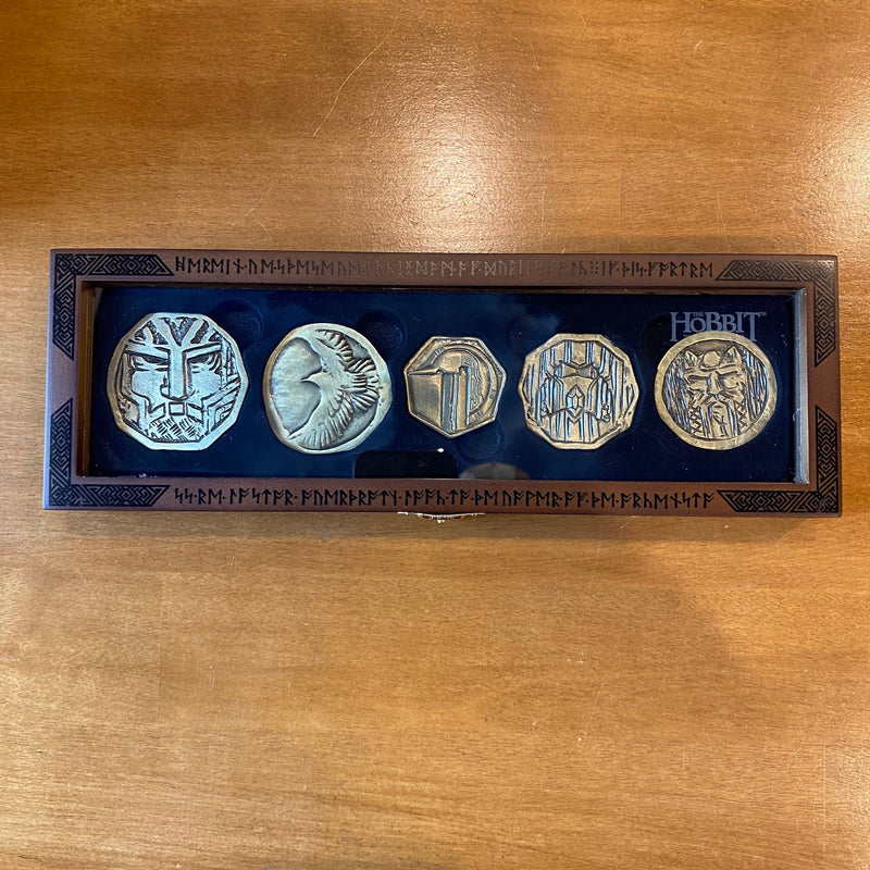 Coffret pièces Le Hobbit – Trésor des Nains sous la Montagne – Noble Collection