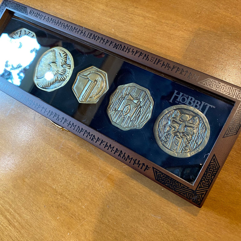Coffret pièces Le Hobbit – Trésor des Nains sous la Montagne – Noble Collection