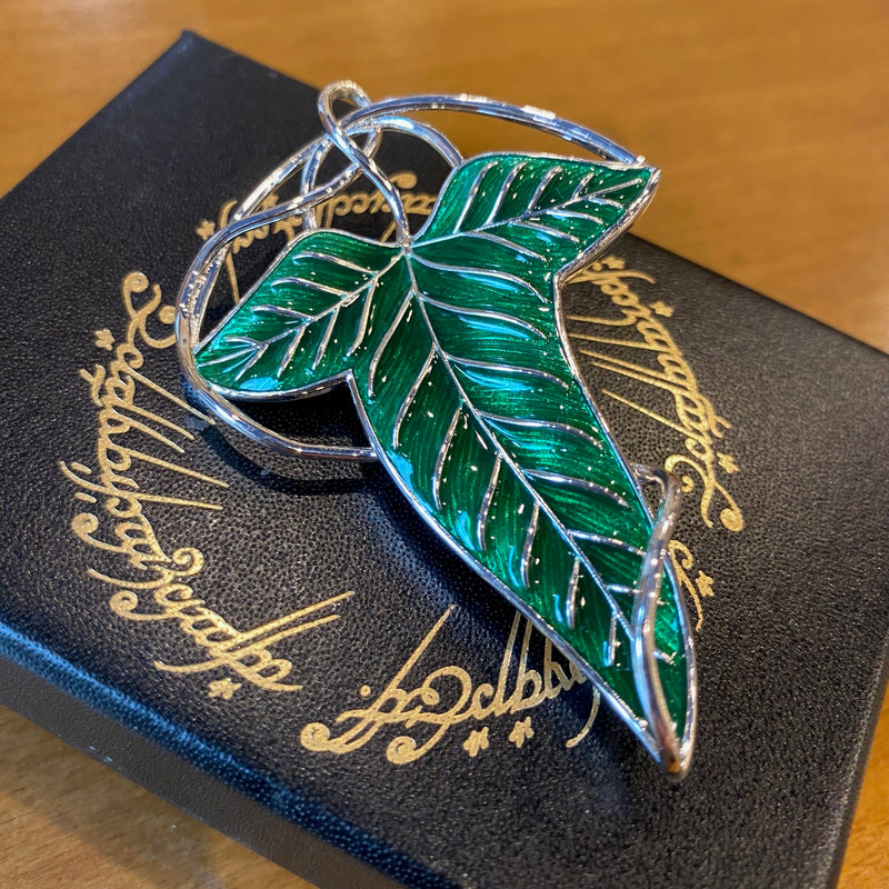 Broche Feuille de la Lórien – Réplique Seigneur des Anneaux