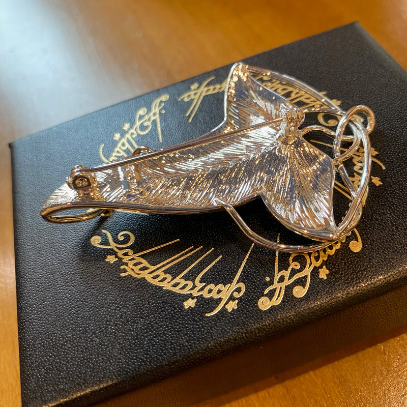 Broche Feuille de la Lórien – Réplique Seigneur des Anneaux