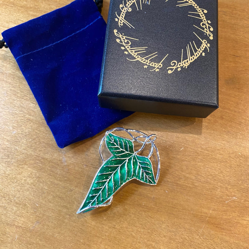 Broche Feuille de la Lórien – Réplique Seigneur des Anneaux
