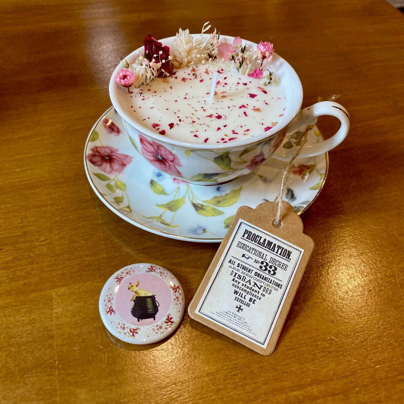 Bougie exclusive – Inspiration Professeur Ombrage - Parfum SAPIN