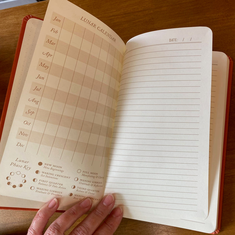 Carnet relié tissu - Terracotta Sun - Designworks ink