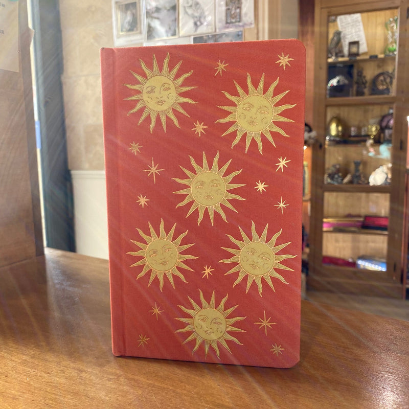 Carnet relié tissu - Terracotta Sun - Designworks ink