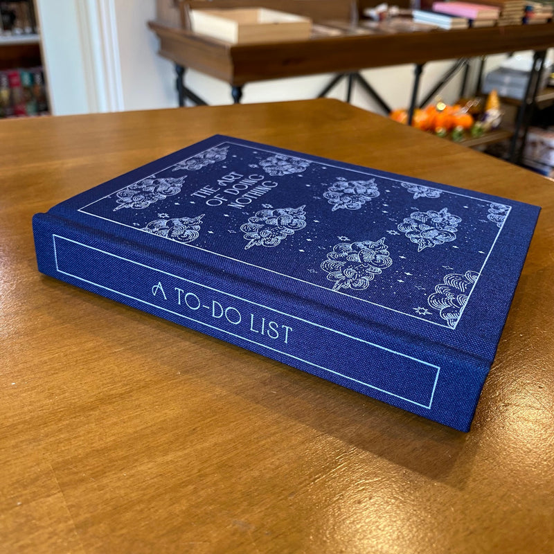 Carnet Retro – The Art of Doing Nothing – To-Do List détachable en toile bleue