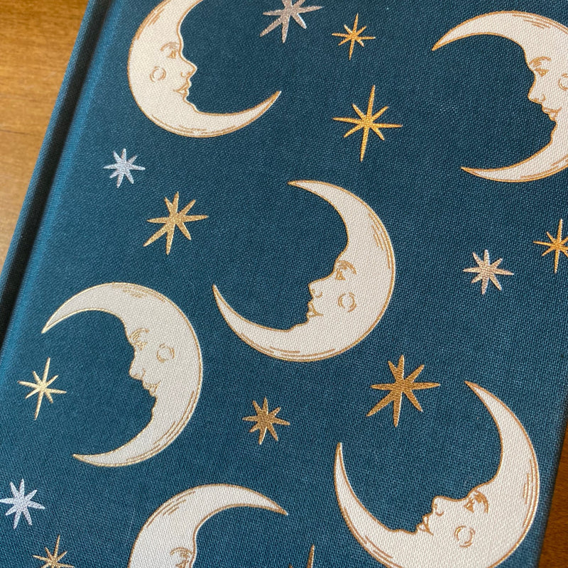 Carnet Relié Designworks Ink – Thème Lune & Étoiles