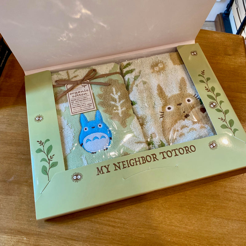 Coffret Cadeau Serviettes Totoro Automne – Studio Ghibli – 2 tailles