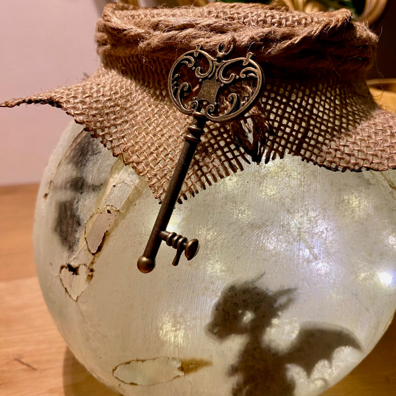 Lanterne artisanale ronde - Dragon