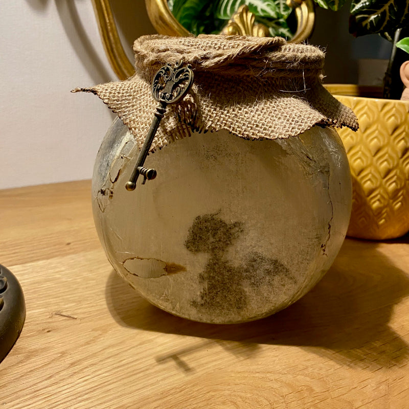 Lanterne artisanale ronde - Dragon