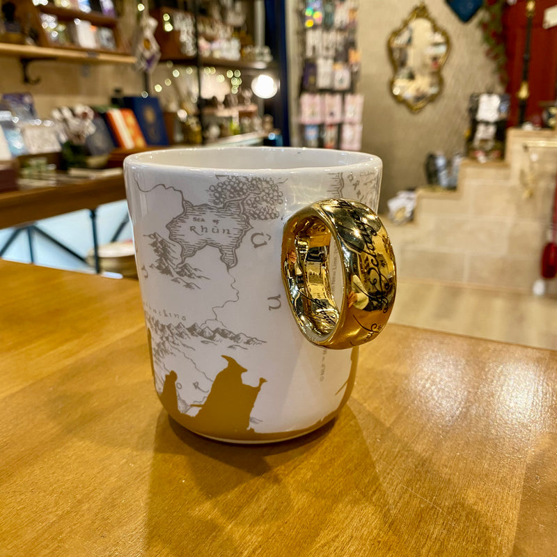 Mug Le Seigneur des Anneaux – La Communauté de l’Anneau – Anse 3D Anneau Unique