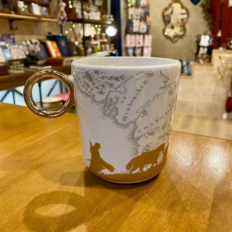 Mug Le Seigneur des Anneaux – La Communauté de l’Anneau – Anse 3D Anneau Unique