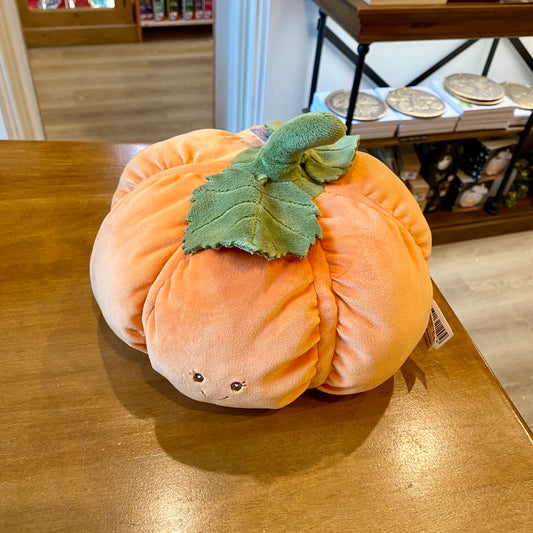 Peluche citrouille 25 cm effet squishy – Création douce et moelleuse Bukowski