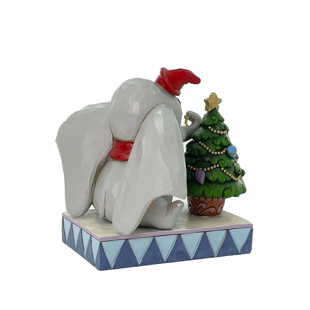 Figurine Disney Dumbo de Noël – Collection Jim Shore