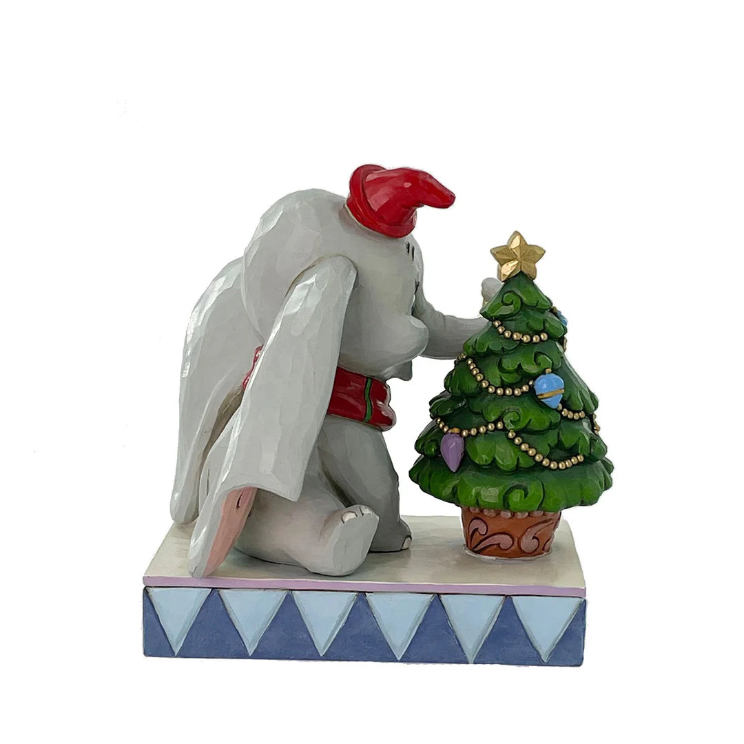 Figurine Disney Dumbo de Noël – Collection Jim Shore