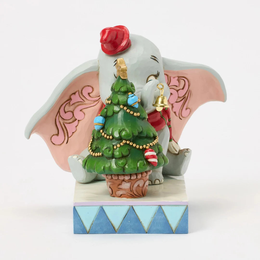 Figurine Disney Dumbo de Noël – Collection Jim Shore