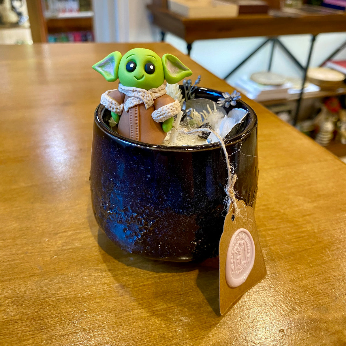 Bougie artisanale - Specimen intergalactique N°4 - VANILLE - Pièce unique