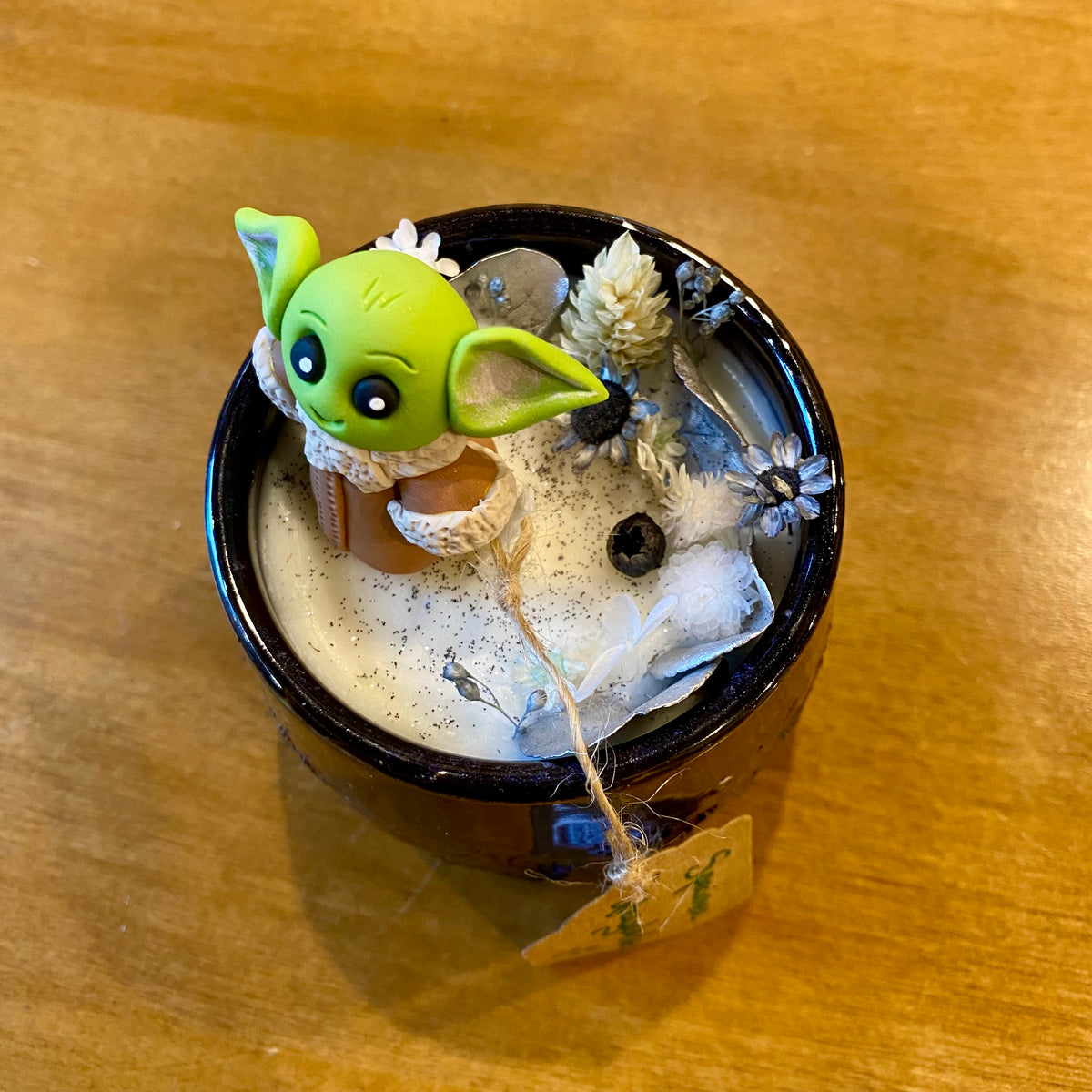 Bougie artisanale - Specimen intergalactique N°4 - VANILLE - Pièce unique