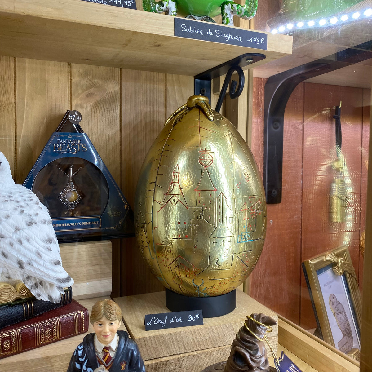 Œuf d’or Harry Potter – Réplique taille réelle du Tournoi des Trois Sorciers
