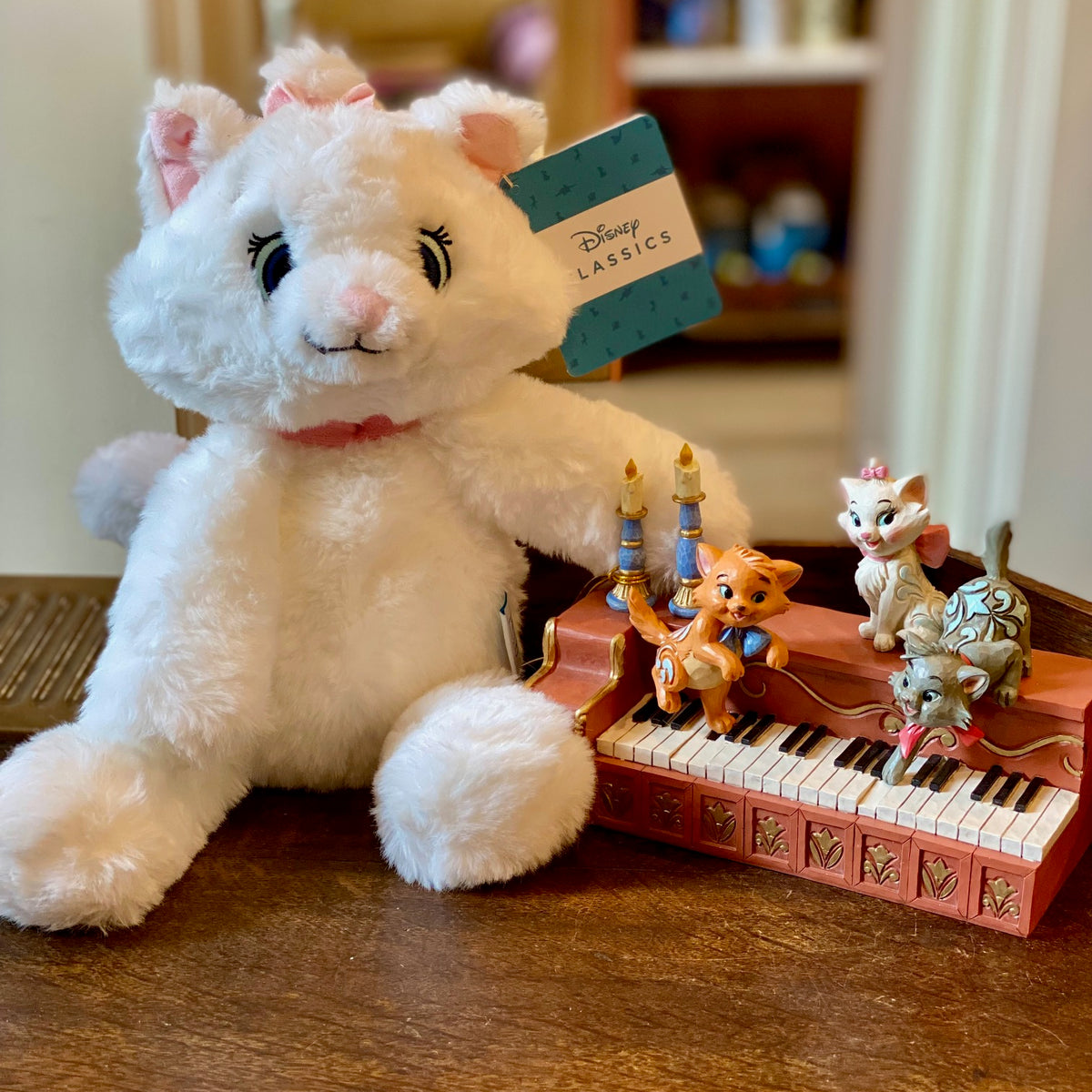 Figurine Disney Traditions – Les Aristochats au piano – Jim Shore