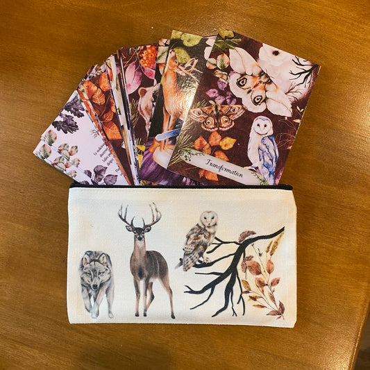 Oracle Les Animaux Lunaires – Édition Artisanale Les Moonettes (20 cartes)
