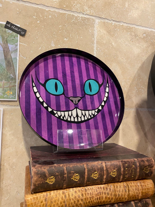 Plateau en métal Chat du Cheshire – Alice au Pays des Merveilles – 20 cm