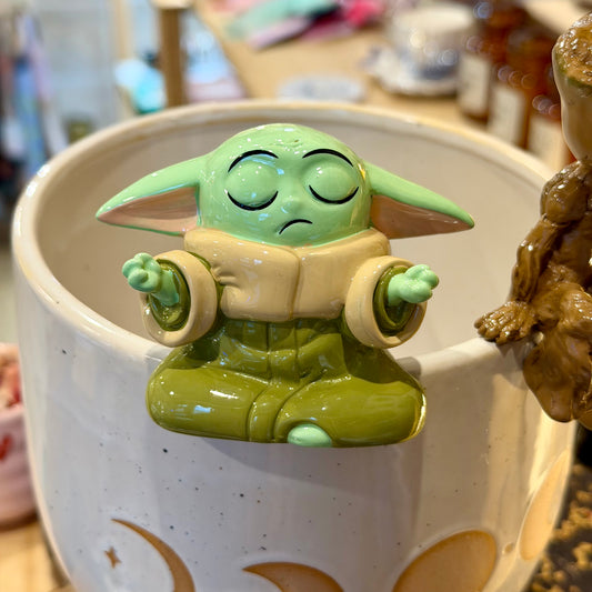 Décoration pour Pot de Fleur Grogu Bébé Yoda 10 cm – Star Wars