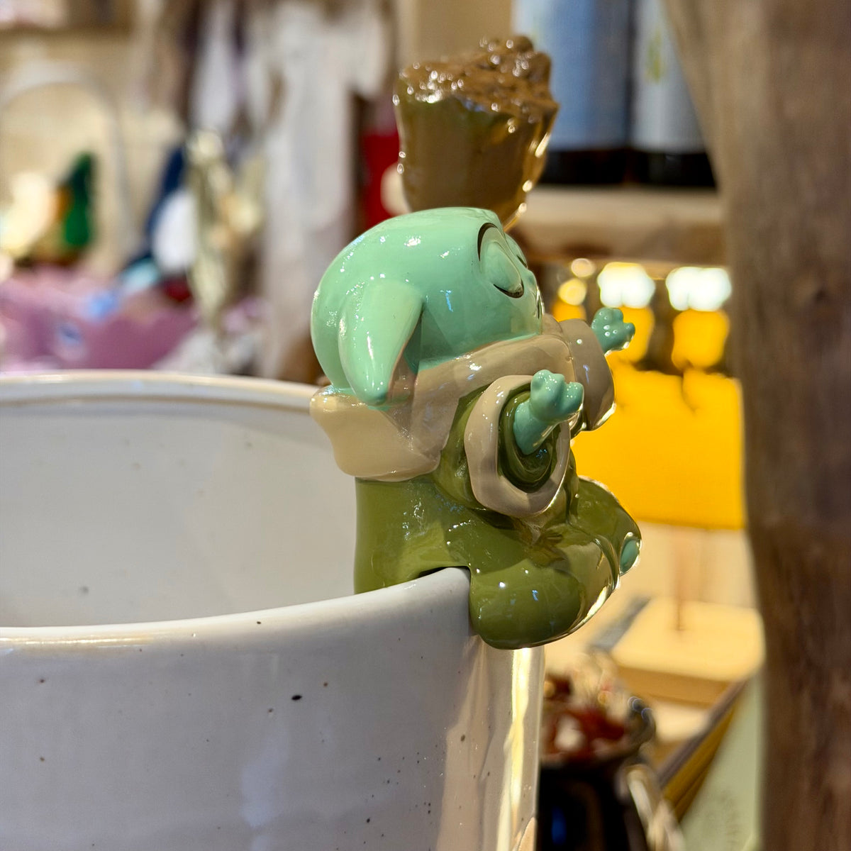 Décoration pour Pot de Fleur Grogu Bébé Yoda 10 cm – Star Wars