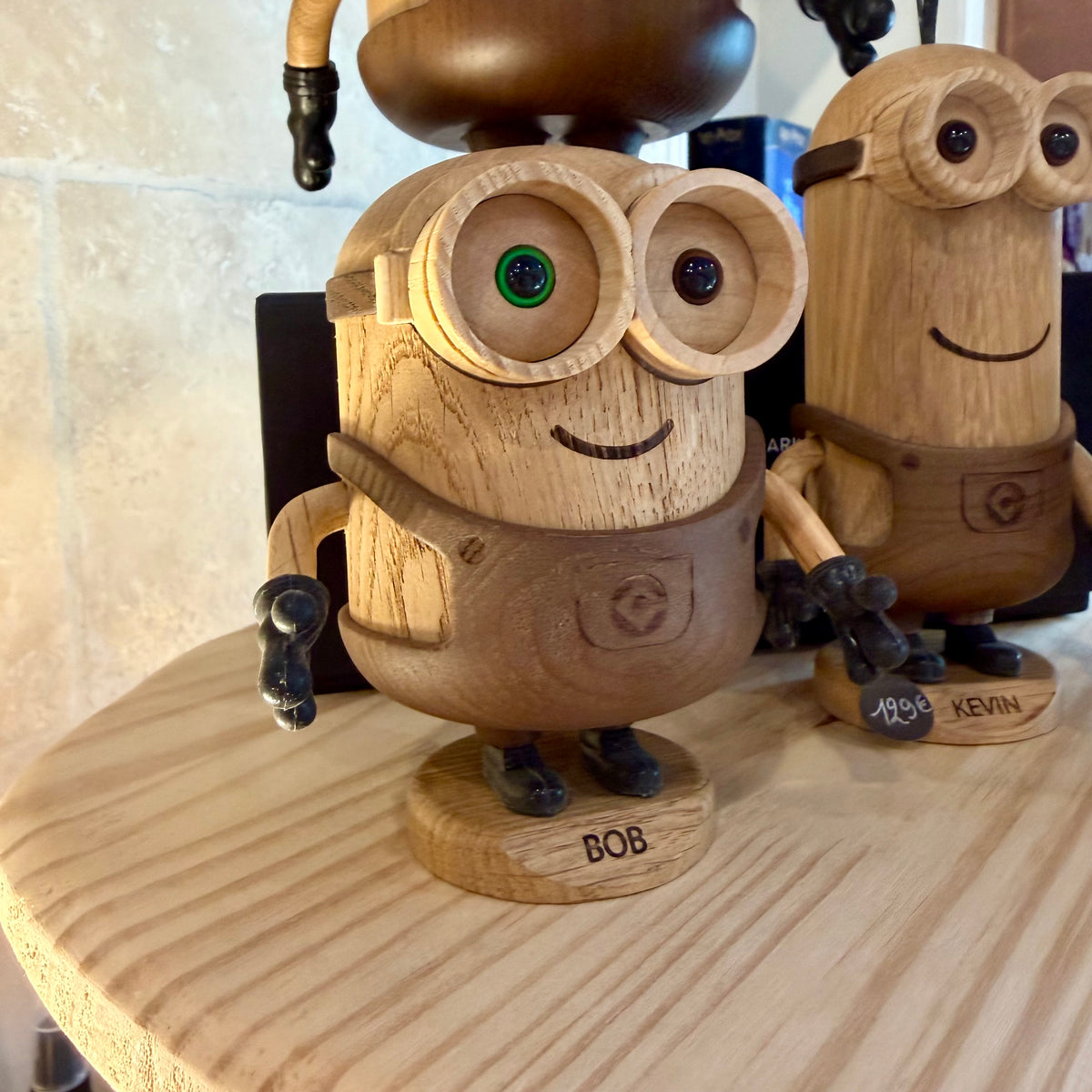 Figurine Bob Minions en bois PETIT MODELE - Boyhood