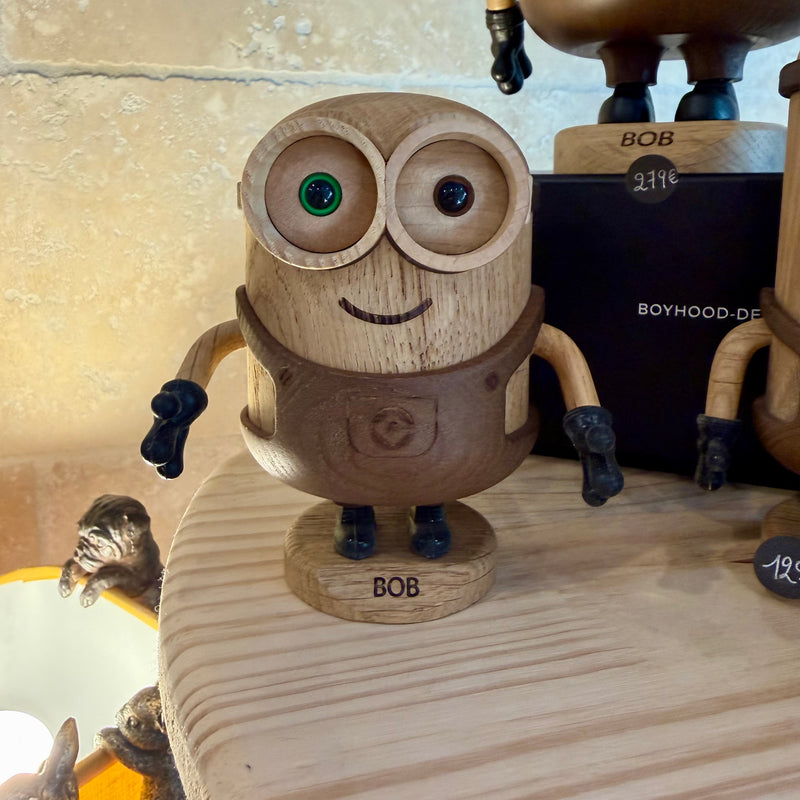Figurine Bob Minions en bois PETIT MODELE - Boyhood