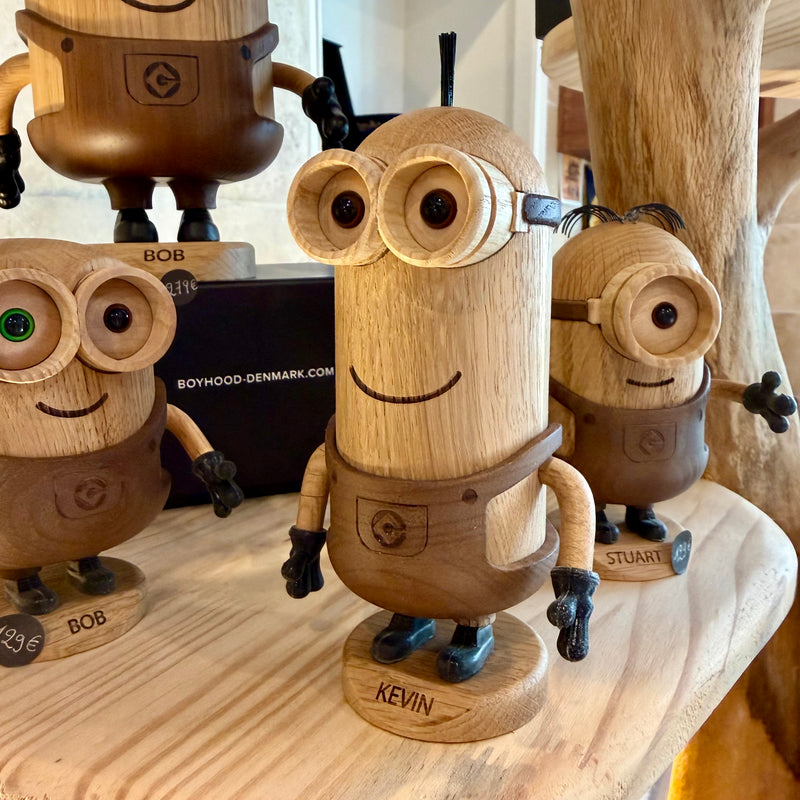 Figurine Kevin Minions en bois PETIT MODELE - Boyhood