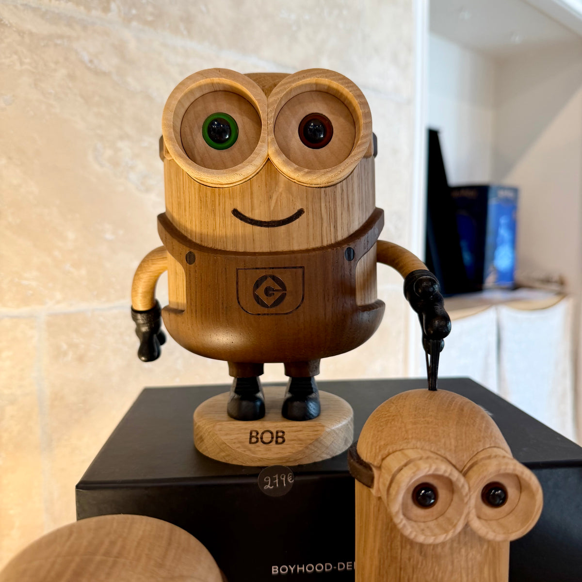 Figurine Bob Minions en bois GRAND MODELE -  Boyhood