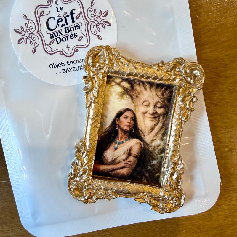 ARTISANAT Magnet cadre Pocahontas - Le Cerf aux Bois Dorés