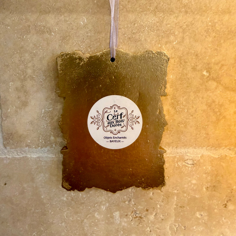 ARTISANAT Cadre suspendu Chat du Cheshire – Le Cerf aux Bois Dorés