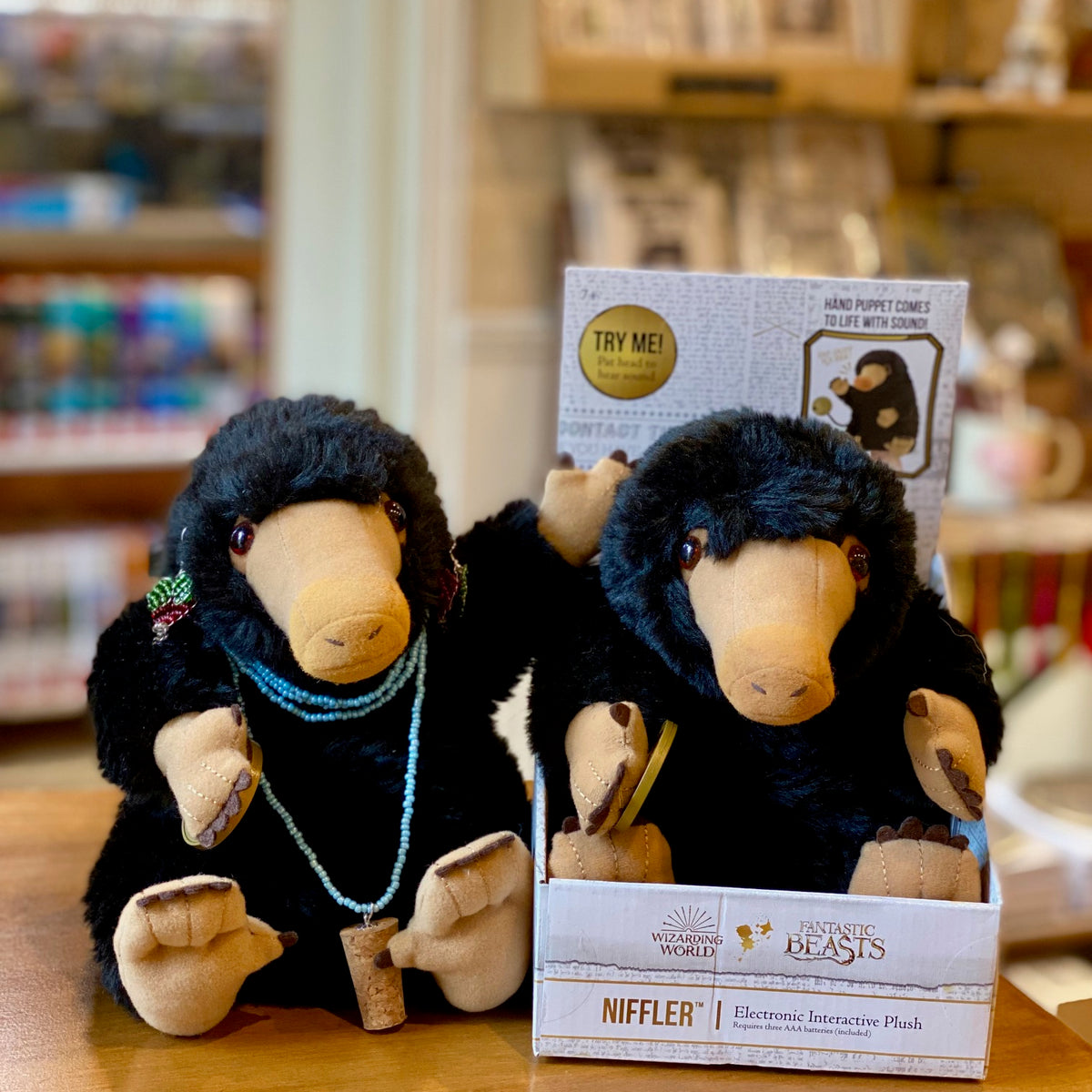 Peluche interactive Niffleur – Avec sons intégrés