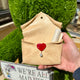 ARTISANAT Enveloppe murale Coeur et perle – Pièce unique – Le Cerf aux Bois Dorés