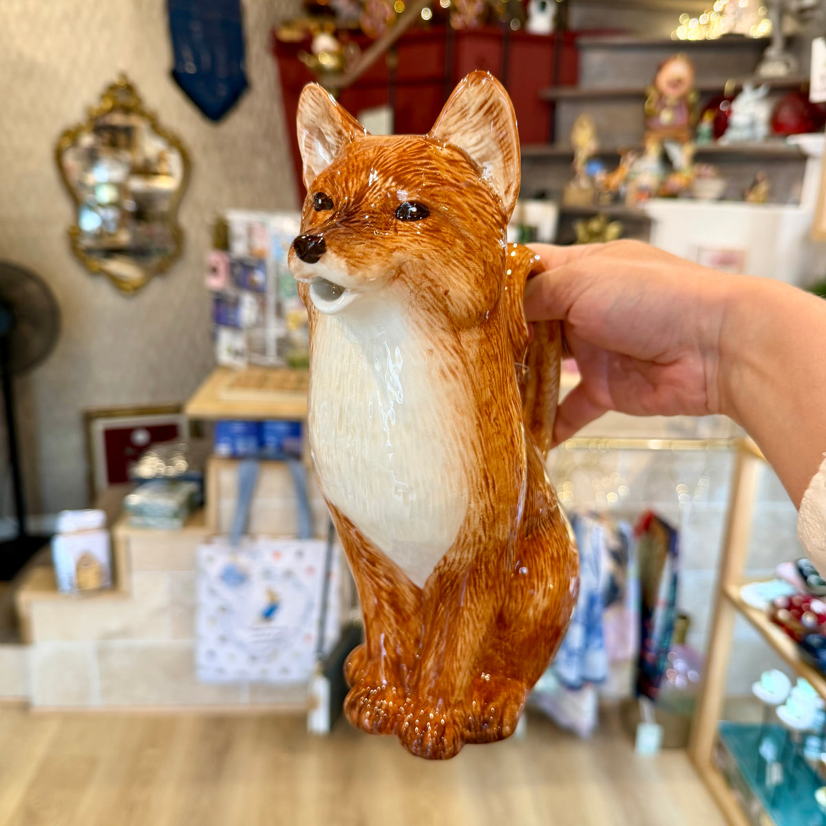 Pichet Renard en céramique