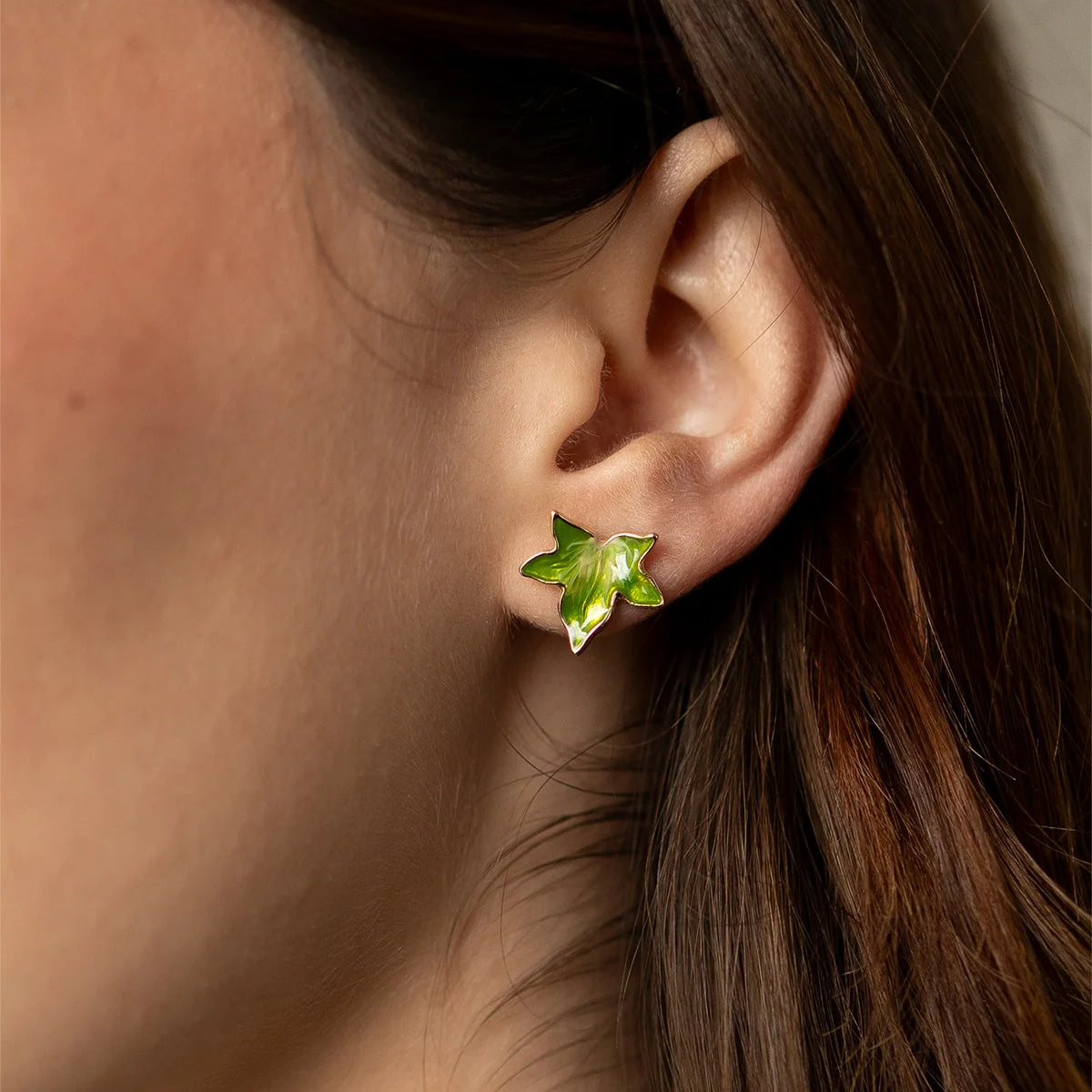 Boucles d'oreilles Feuilles de Lierre - Bill Skinner