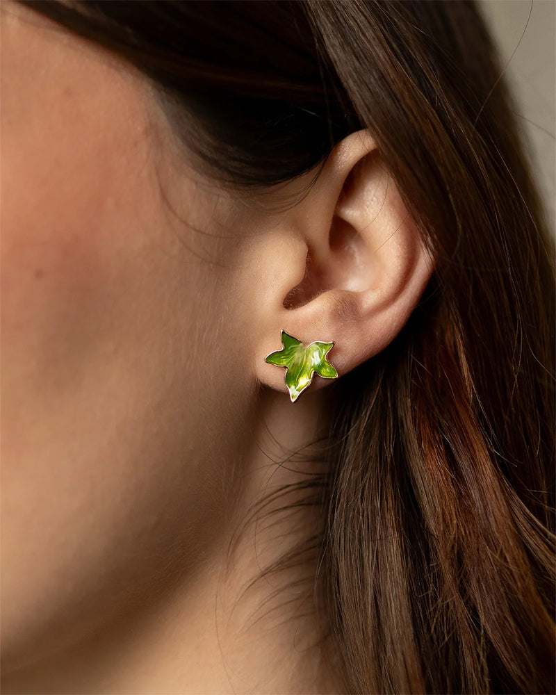 Boucles d'oreilles Feuilles de Lierre - Bill Skinner