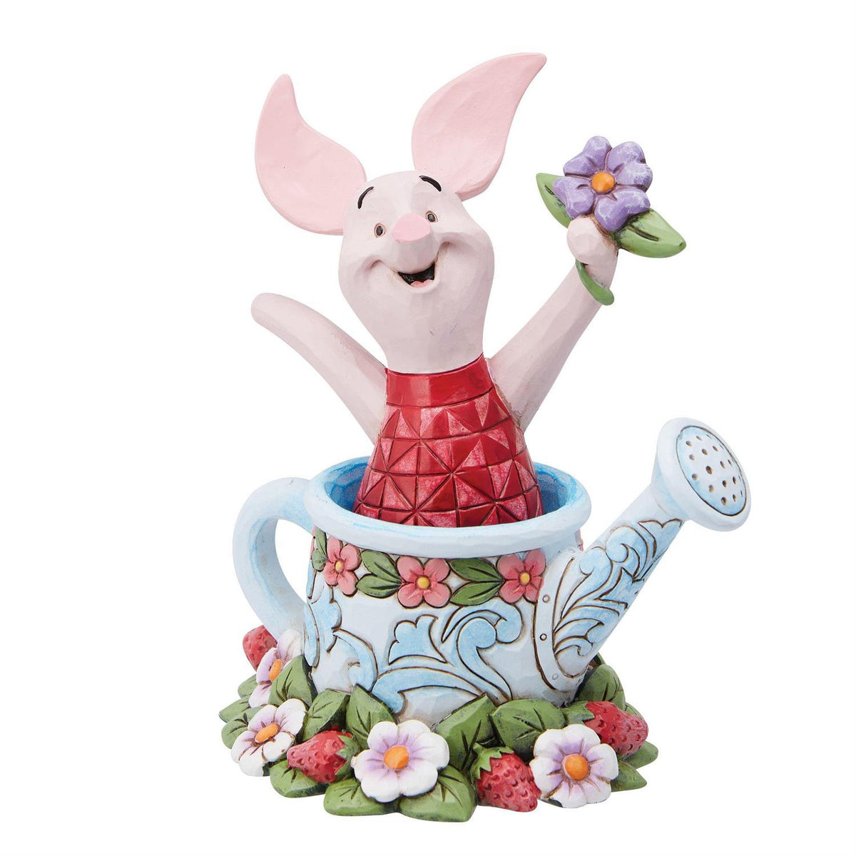 Figurine Porcinet Jim Shore Disney Traditions – Porcinet dans un arrosoir fleuri