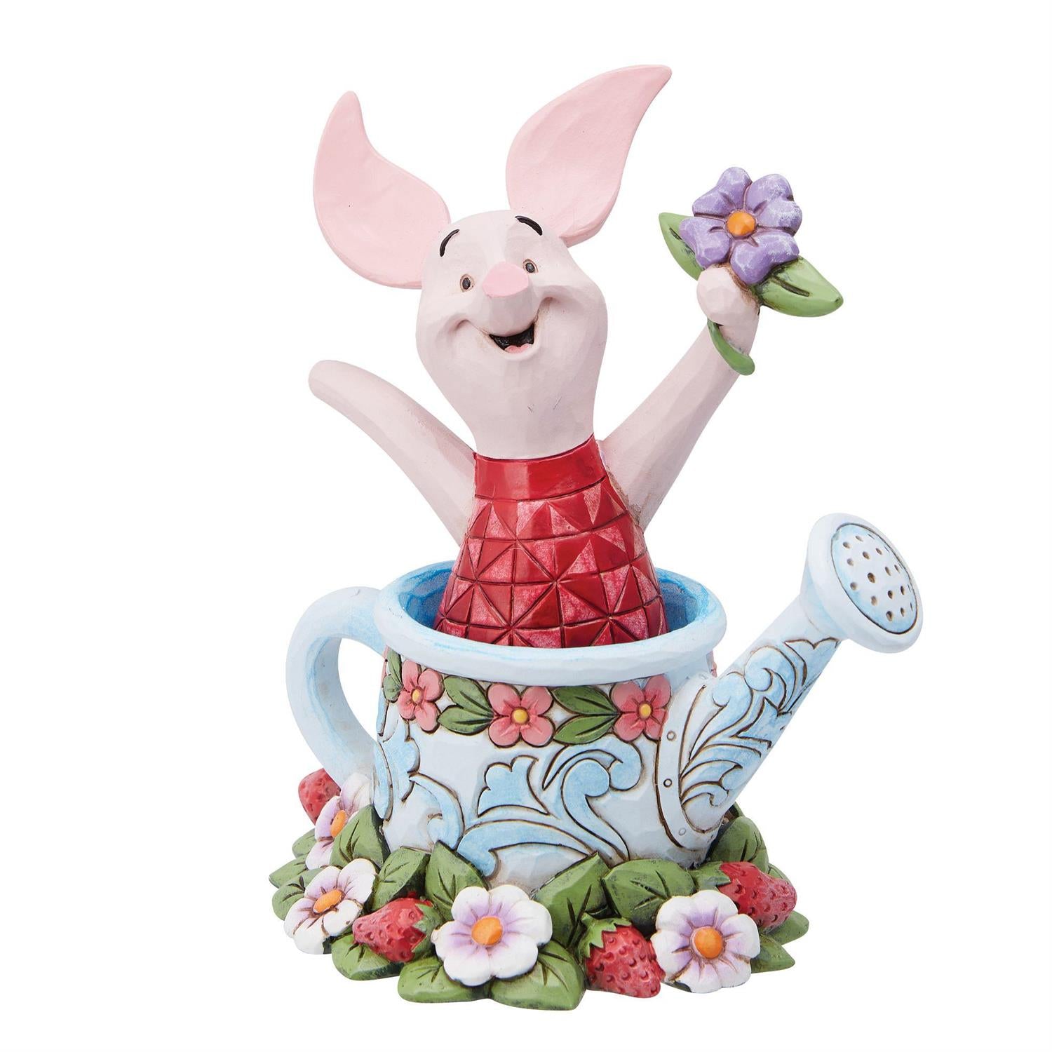 Figurine Porcinet Jim Shore Disney Traditions – Porcinet dans un arrosoir fleuri