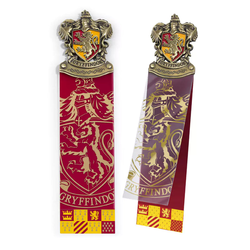 Marque-page Harry Potter de la Maison Gryffondor, fournisseur The Noble Collection