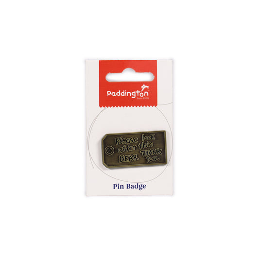 Pin's Paddington sur son carton de présentation