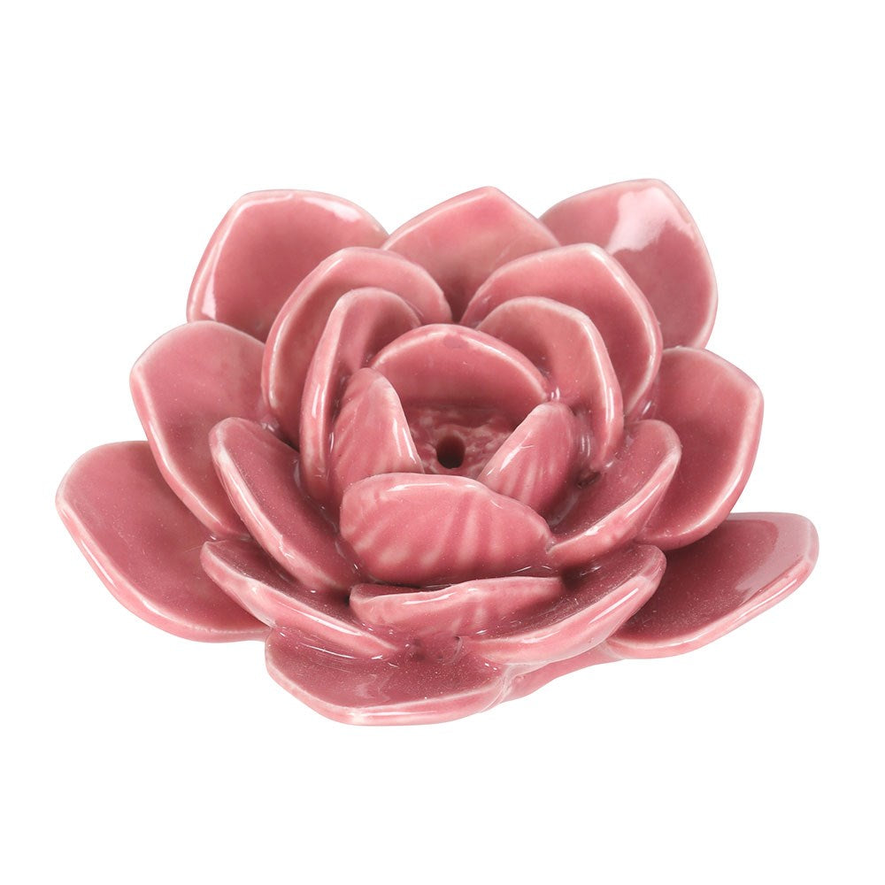 Porte-encens nénuphar rose – Céramique