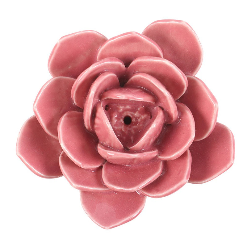 Porte-encens nénuphar rose – Céramique