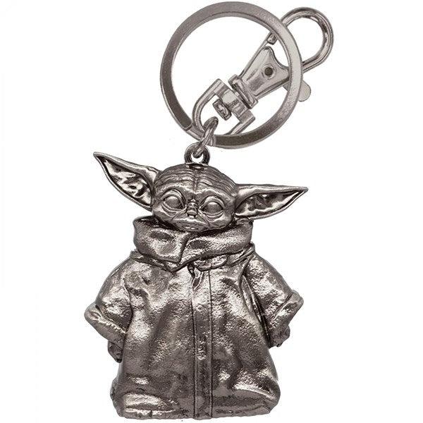Porte-clé Grogu en métal – Star Wars The Mandalorian – Baby Yoda