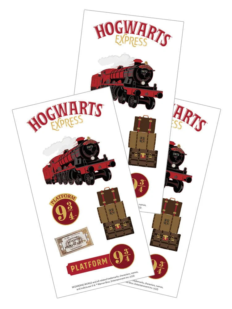 Stickers Harry Potter – Lot de 3 planches – Hogwarts Express & Voie 9¾