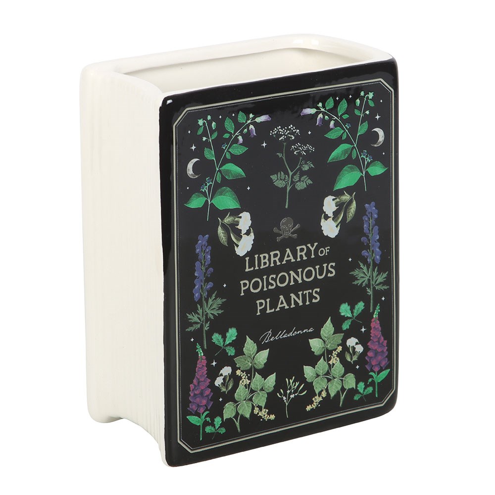 Vase Livre « Bibliothèque des Plantes Vénéneuses » – Décoration Gothique