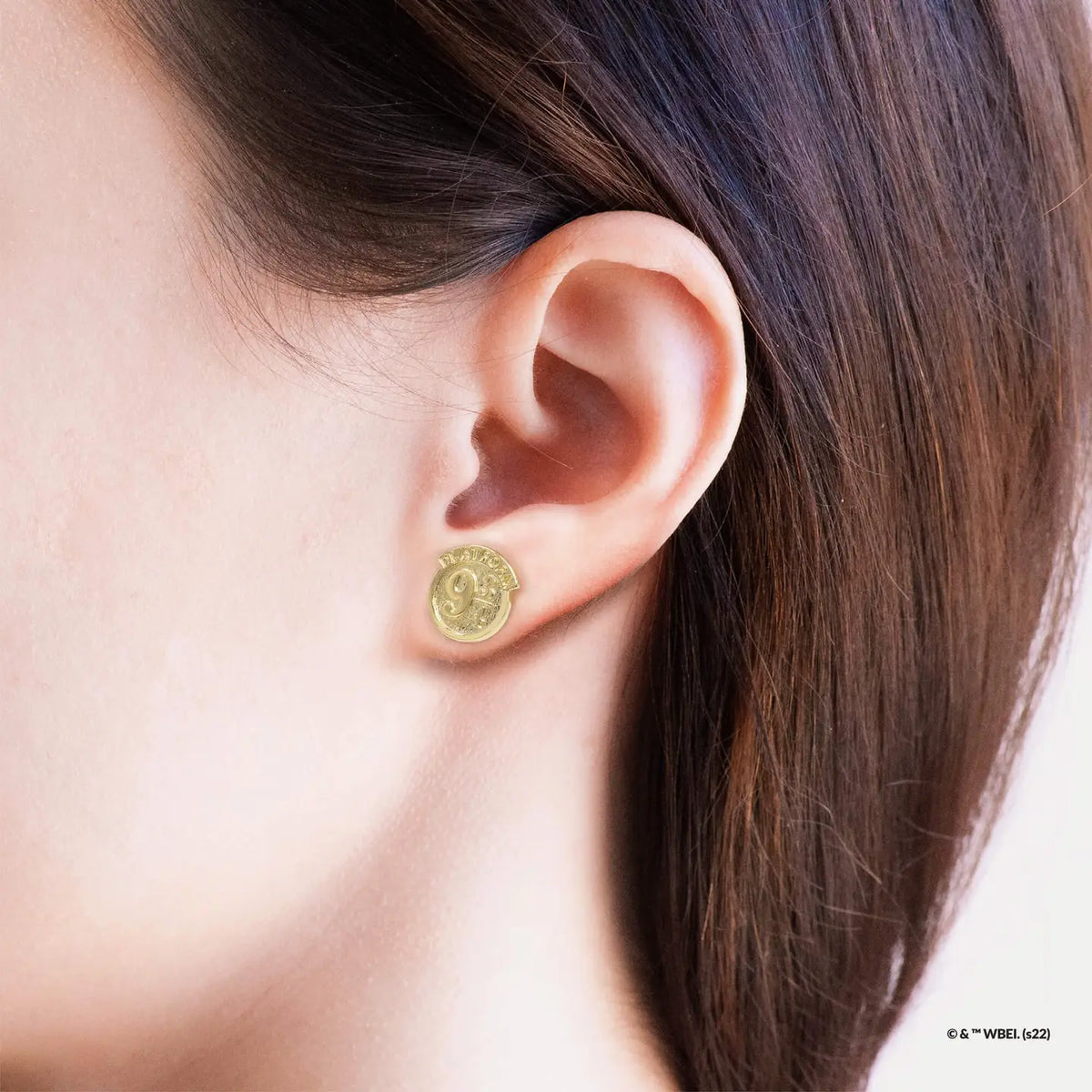 Boucles d’oreilles Harry Potter – Quai 9 ¾ plaqué or