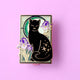 Pin’s Chat Noir & Iris – Collection Art Nouveau